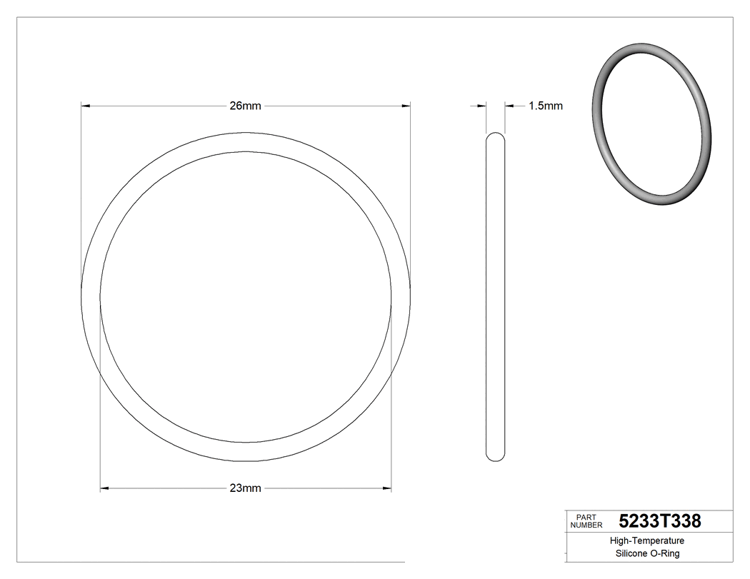 Technical drawing - 5233T338